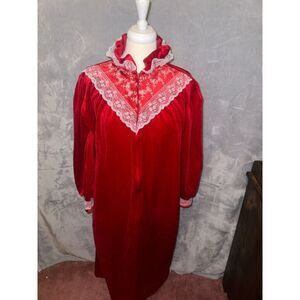 Vintage Ashley Ames velvet Women's grandmacore M EUC‎